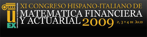 XI Congreso Hispano-Italiano de Matemtica Financiera y Actuarial